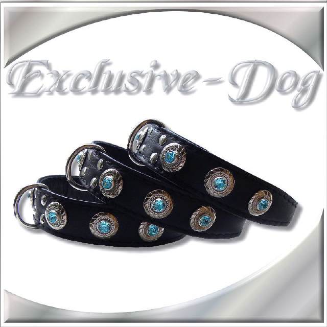 XS-S mini Strasshalsband schwarz Nieten Chihuahua